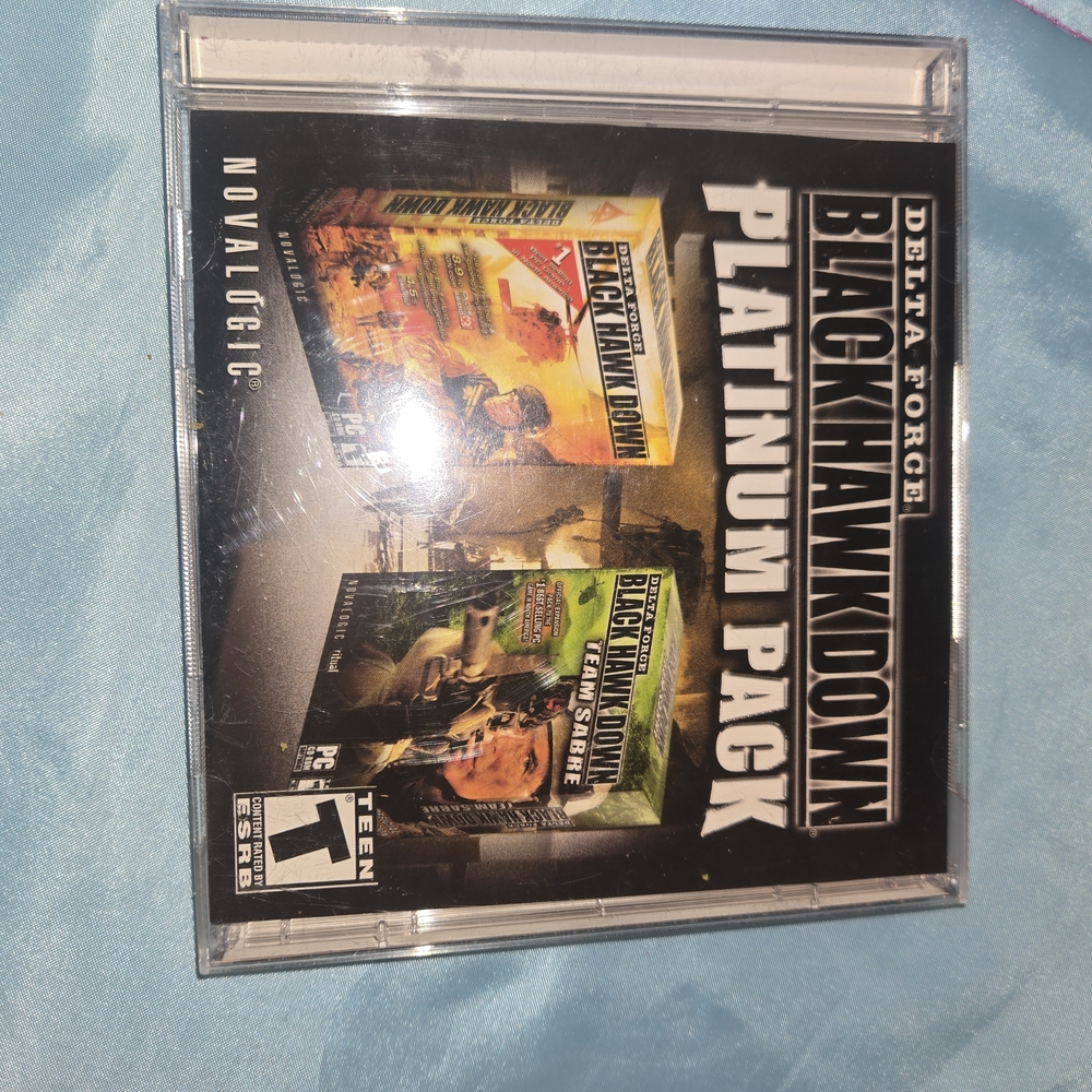 Delta Force Blackhawk Down Platinum Pack 2 Discs w Case and Key Code 2004 LN